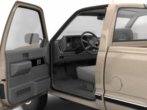 Generic pickup truck 21 3D Model
