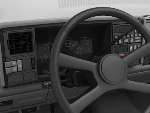 Generic pickup truck 21 3D Model