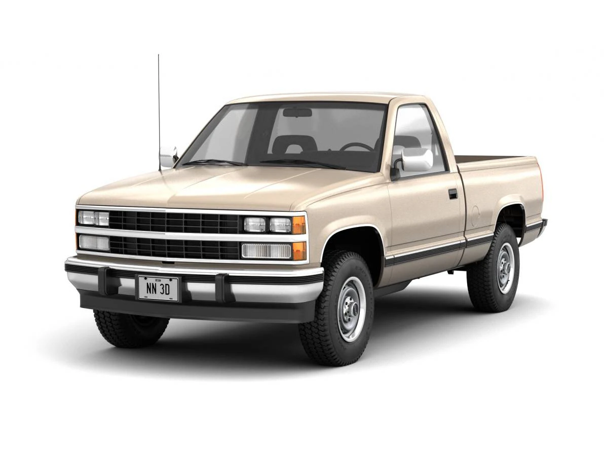 Generic pickup truck 21 3D Model .c4d .max .obj .3ds .fbx .stl .blend