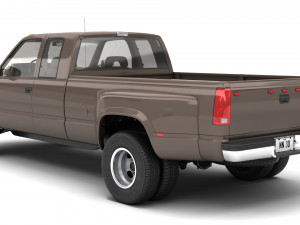 Generic pickup truck 26 Modelo 3D