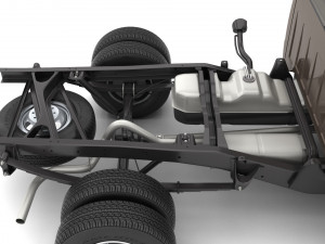 Generic pickup truck 26 Modelo 3D