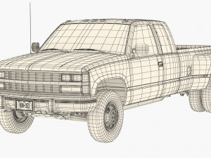 Generic pickup truck 26 Modelo 3D