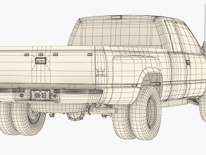 Generic pickup truck 26 Modelo 3D