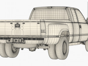 Generic pickup truck 26 Modelo 3D