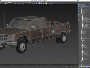 Generic pickup truck 26 Modelo 3D