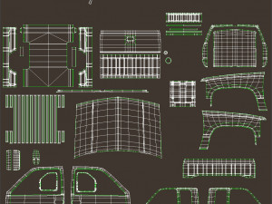 Generic pickup truck 26 Modelo 3D