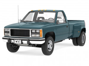 generic pickup truck 24 3D Models