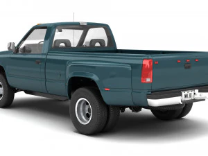 Generic pickup truck 24 3D Model
