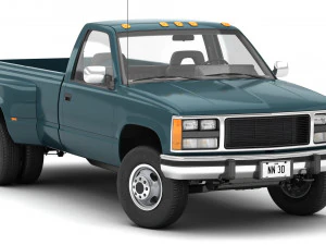 Generic pickup truck 24 3D Model