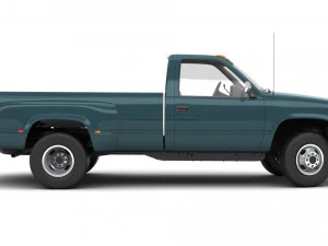 Generic pickup truck 24 3D Model