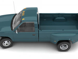 Generic pickup truck 24 3D Model