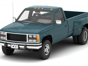 Generic pickup truck 24 3D Model