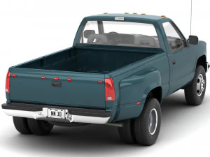 Generic pickup truck 24 3D Model
