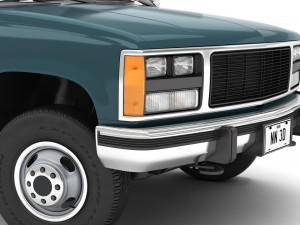 Generic pickup truck 24 Modello 3D