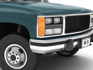 Generic pickup truck 24 3D Model