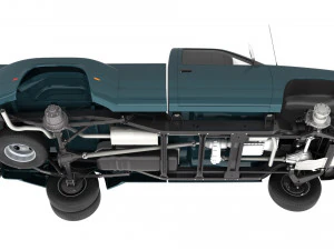 Generic pickup truck 24 3D Model