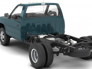 Generic pickup truck 24 3D Model