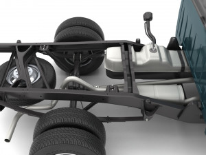 Generic pickup truck 24 Modello 3D