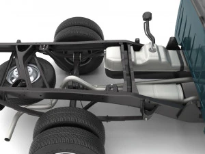 Generic pickup truck 24 3D Model