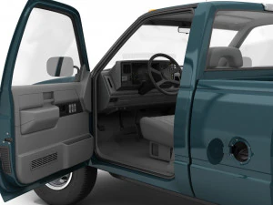 Generic pickup truck 24 3D Model