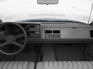 Generic pickup truck 24 3D Model