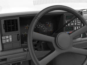 Generic pickup truck 24 3D Model