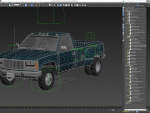 Generic pickup truck 24 Modello 3D