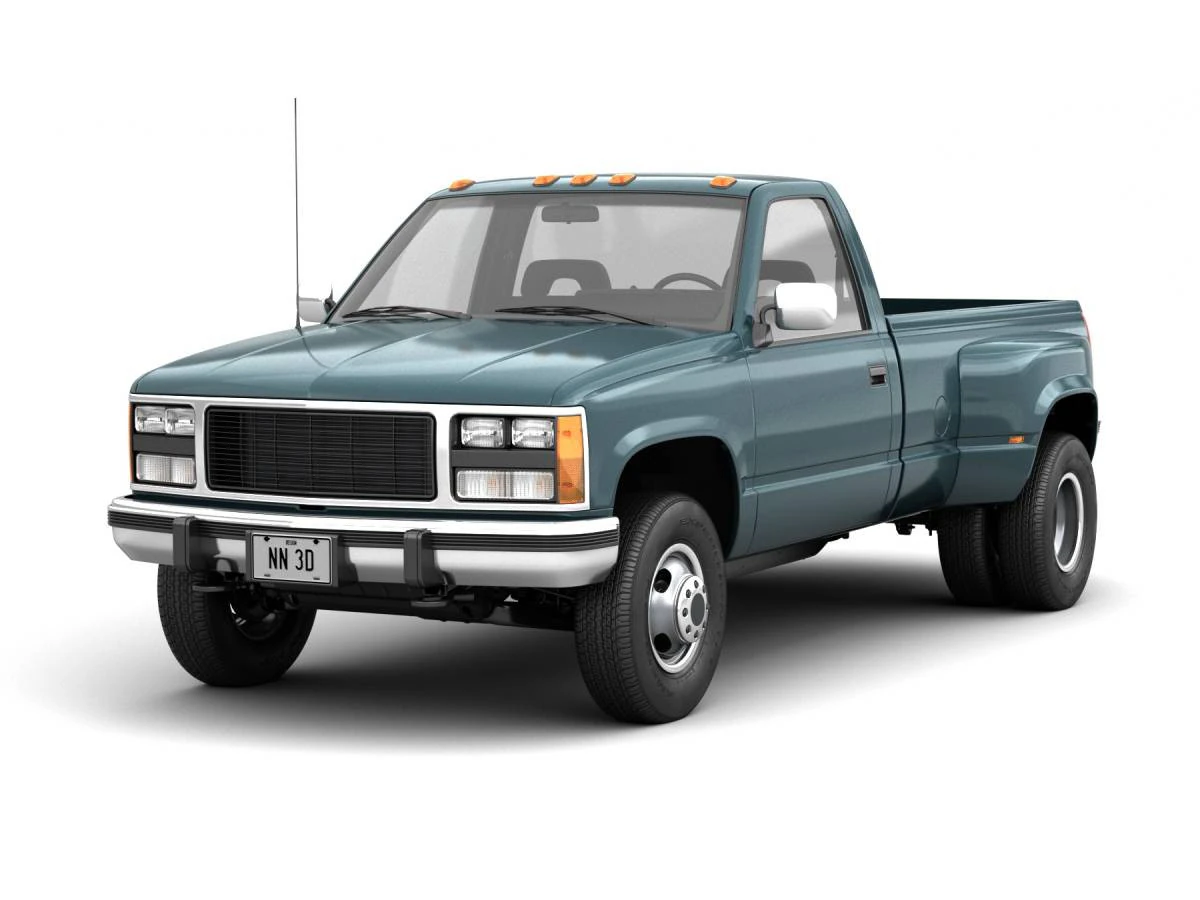 Generic pickup truck 24 3D Model .c4d .max .obj .3ds .fbx .stl .blend 