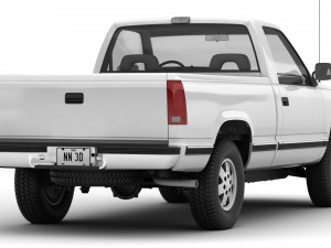 Generic pickup truck 22 Modello 3D