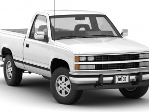 Generic pickup truck 22 Modello 3D
