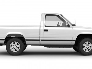 Generic pickup truck 22 Modello 3D
