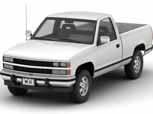 Generic pickup truck 22 Modello 3D