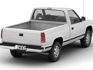 Generic pickup truck 22 Modello 3D