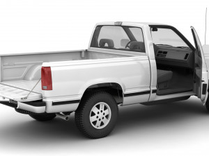 Generic pickup truck 22 Modello 3D