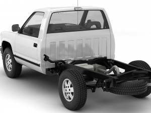 Generic pickup truck 22 Modello 3D