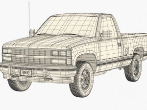 Camioncino generico 22 Modello 3D