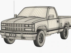 Camioncino generico 22 Modello 3D