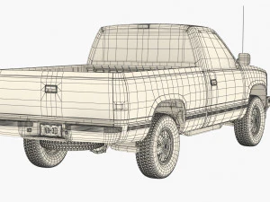 Camioncino generico 22 Modello 3D