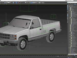 Generic pickup truck 22 Modello 3D
