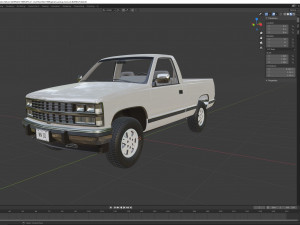 Generic pickup truck 22 Modello 3D