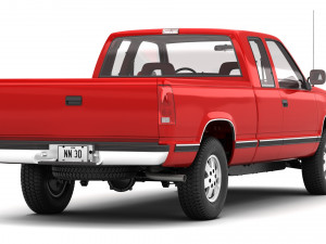 Generic pickup truck 25 3Dモデル