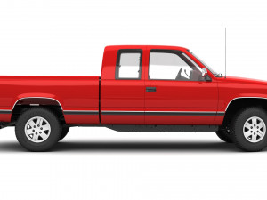 Generic pickup truck 25 3Dモデル