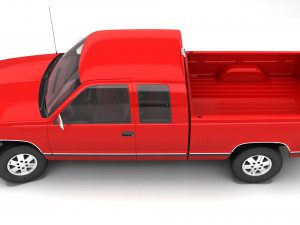 Generic pickup truck 25 3Dモデル