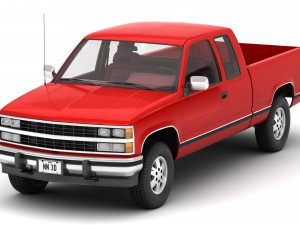 Generic pickup truck 25 3Dモデル