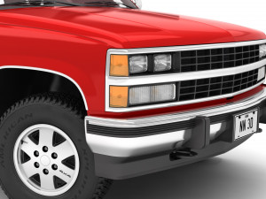 Generic pickup truck 25 3Dモデル