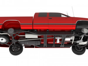 Generic pickup truck 25 3Dモデル