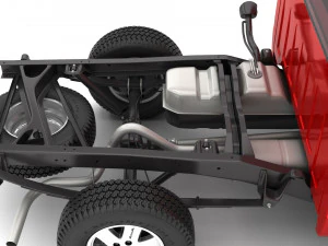 Camioncino generico 25 Modello 3D