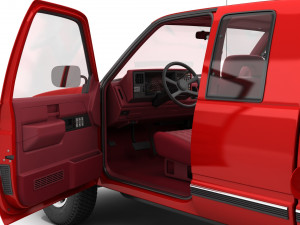 Generic pickup truck 25 3Dモデル