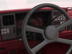 Generic pickup truck 25 3Dモデル