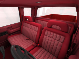 Generic pickup truck 25 3Dモデル